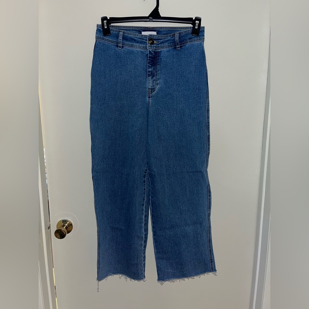 H&M wide leg crop Jean